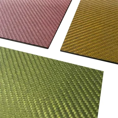 Color carbon plate manufacturing process