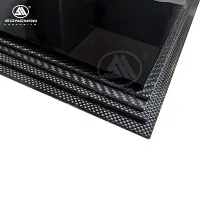 3K سادہ چمقدار کاربن فائبر پلیٹ